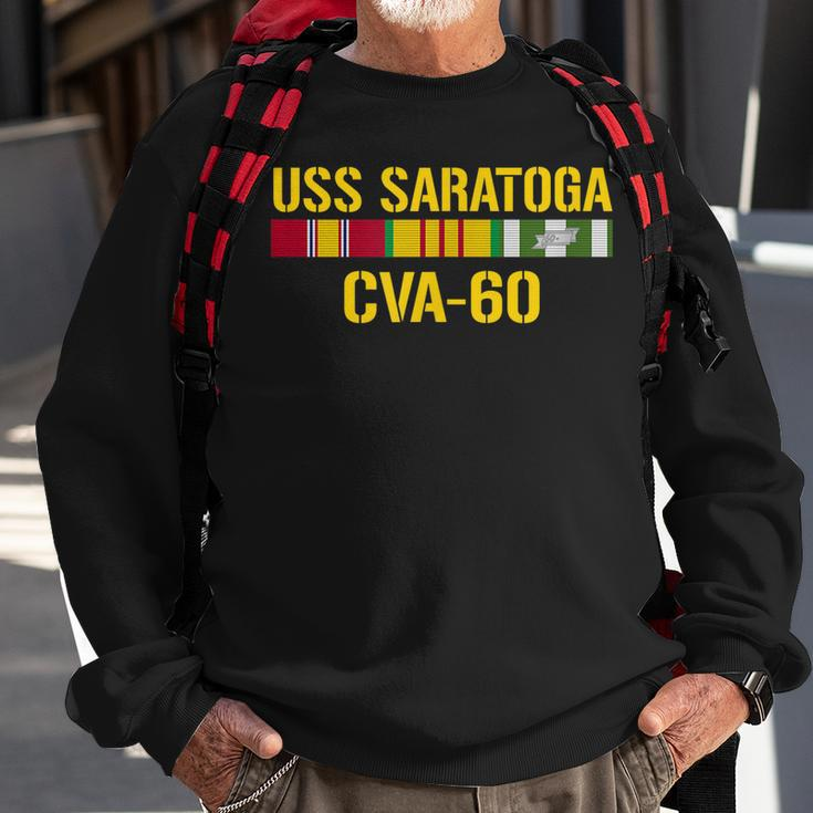 Uss Saratoga Cva60 Vietnam Veteran Sweatshirt Gifts for Old Men