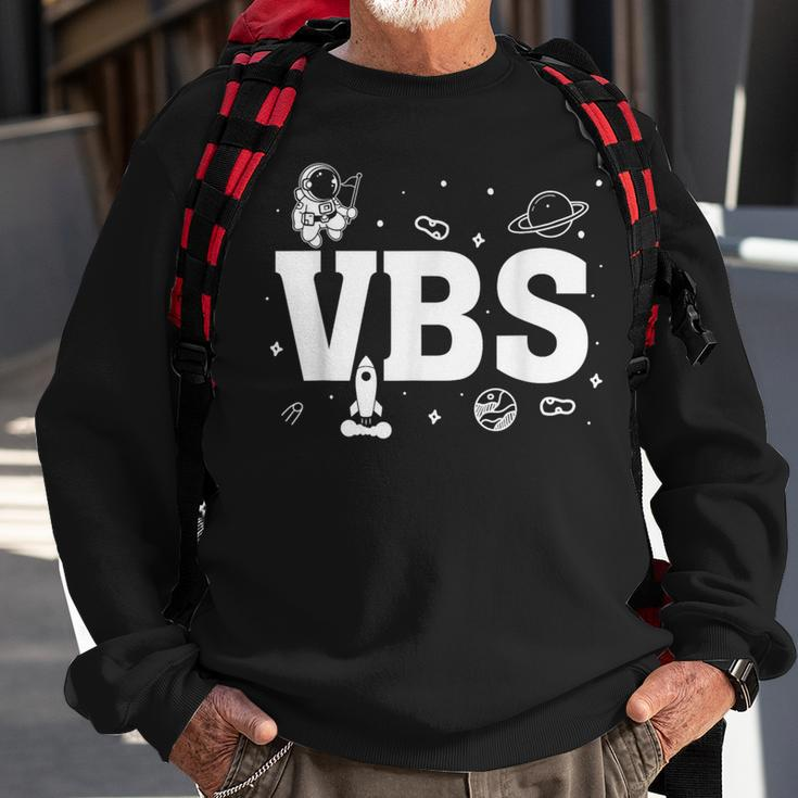 Vbs Crew Vacation Bible School 2023 Space Sweatshirt Gifts for Old Men