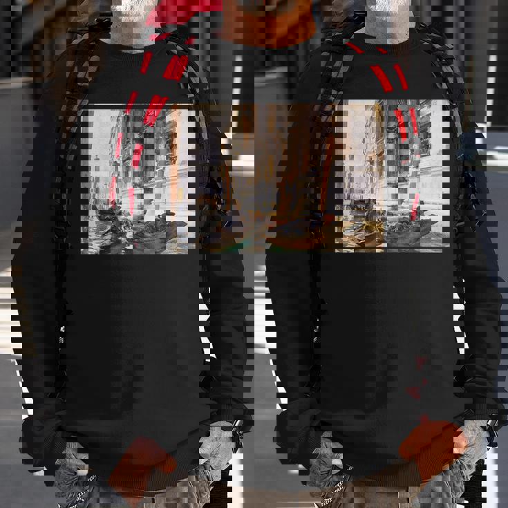 Venice Gondoliers Siesta Sweatshirt Gifts for Old Men