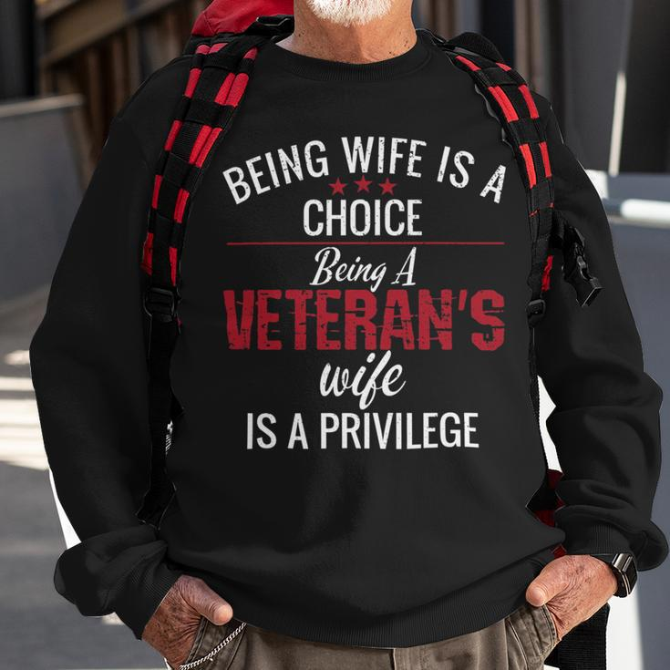 Veteran Veterans Day Veteran Wife Military Sweatshirt Gifts for Old Men