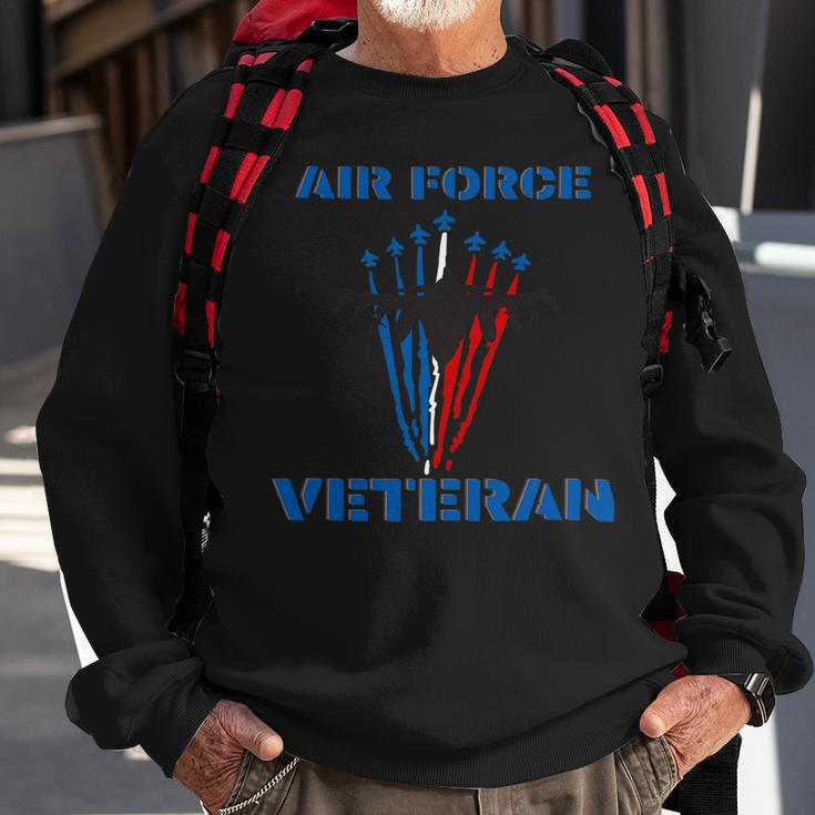 Veteran Vets Us Air Force Veteran Fighter Jets Veterans Sweatshirt Gifts for Old Men