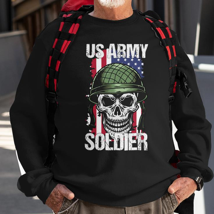 Veteran Vets Us Army Veteran Flag Veterans Sweatshirt Gifts for Old Men