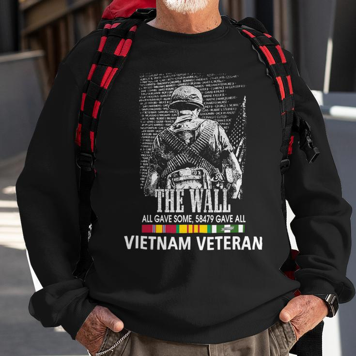 Veteran Vets Vietnam Veteran The Wall All Gave Some 58479 Gave All Veterans Sweatshirt Gifts for Old Men