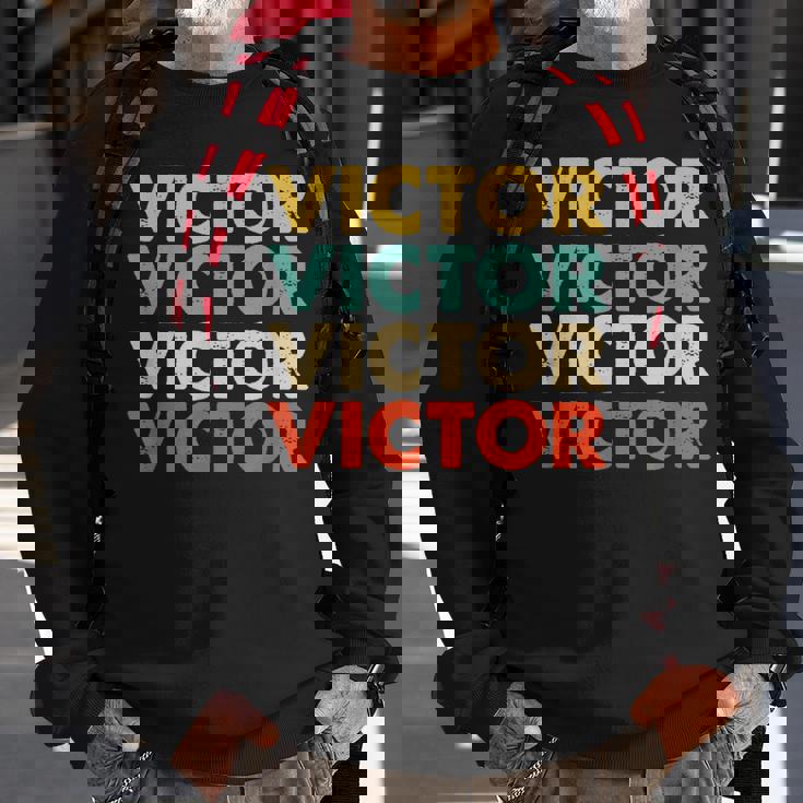 Victor Name Sweatshirt Gifts for Old Men Victor Name Sweatshirt Gifts for Old Men