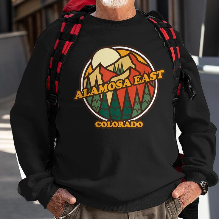 Vintage Alamosa East Colorado Mountain Hiking Souvenir Sweatshirt Gifts for Old Men