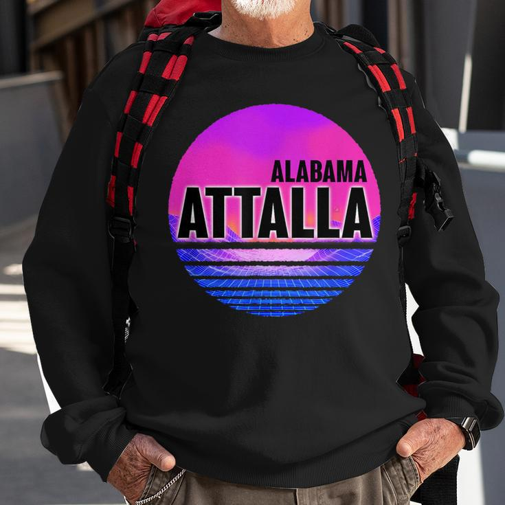 Vintage Attalla Vaporwave Alabama Sweatshirt Gifts for Old Men
