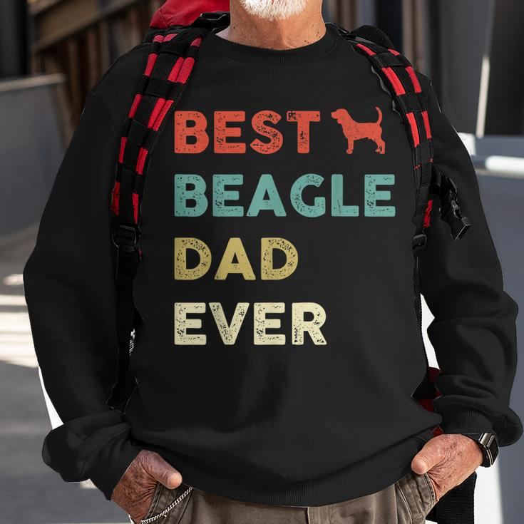 Vintage Best Beagle Dad Ever Beagle Gift Men Sweatshirt Gifts for Old Men