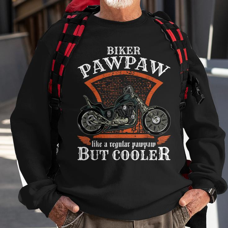 Vintage Biker Pawpaw Retro Motorcycle Gift For Seniors Sweatshirt Gifts for Old Men