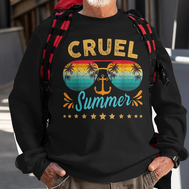 Vintage Cruel Summer Beach Matching Summer Beach Lover Sweatshirt Gifts for Old Men
