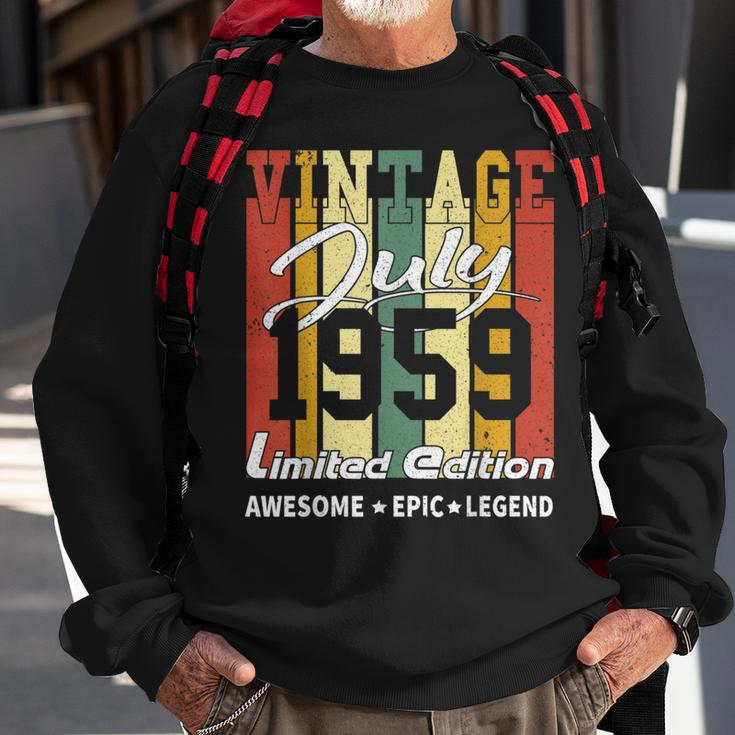 Vintage July 1959 Limited Edition Birthday Gift Sweatshirt Gifts for Old Men