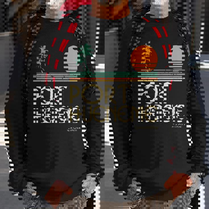 Vintage Port Hueneme California Sweatshirt Gifts for Old Men