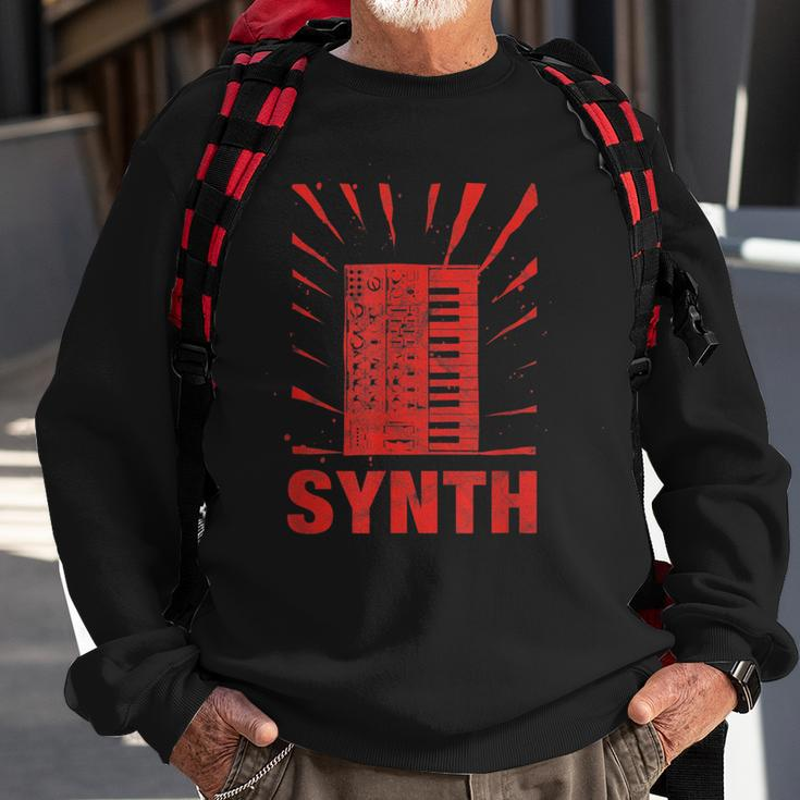 Vintage Synthesizer Analog - Synth Nerd Retro Sweatshirt Gifts for Old Men