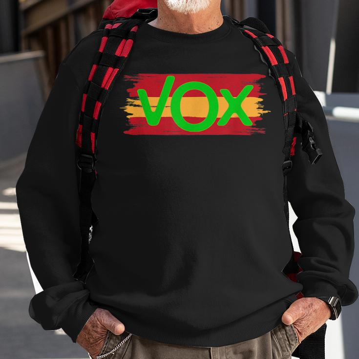 Vox Spain Viva Political Party Sweatshirt Gifts for Old Men