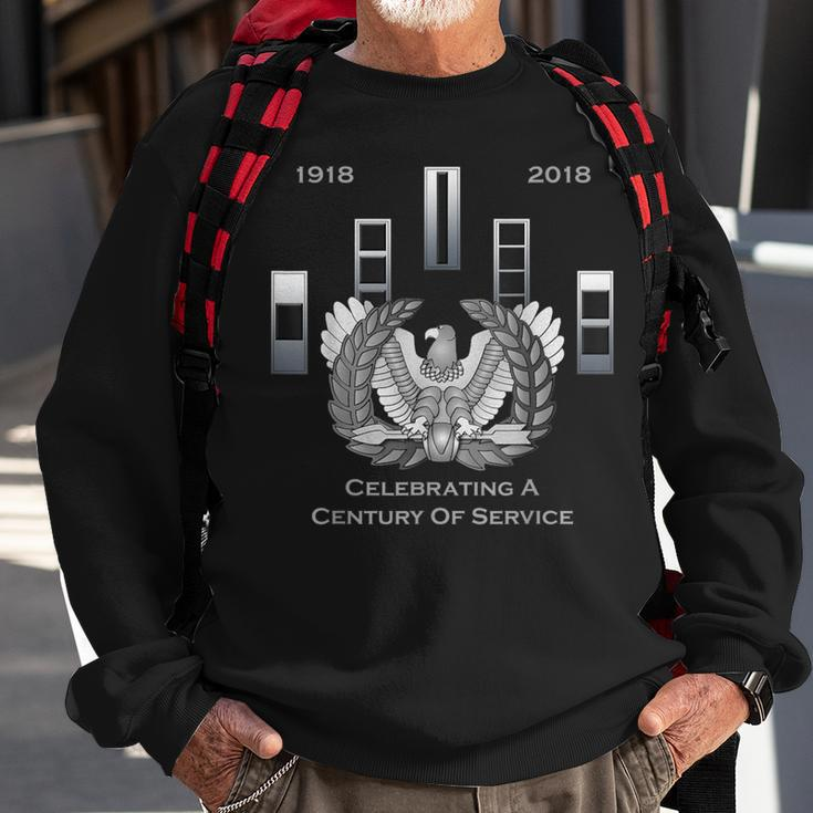 Warrant Officer Century Of Service Sweatshirt Gifts for Old Men