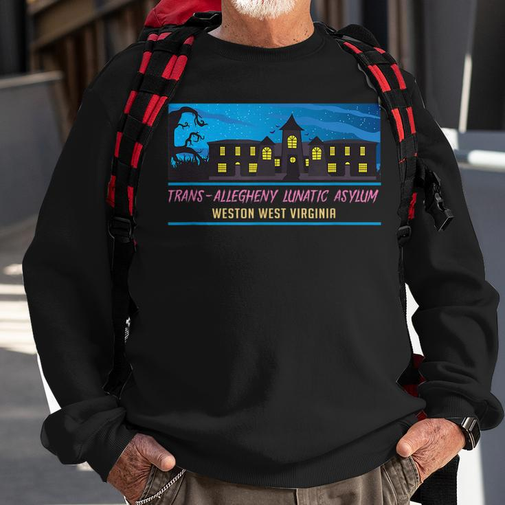 Weston Virginia Trans Allegheny Lunatic Asylum Horror House Virginia Sweatshirt Gifts for Old Men