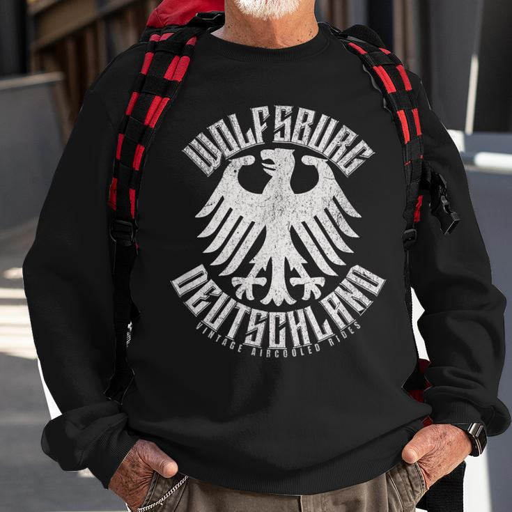 Wolfsburg Deutschland Germany Vintage Air-Cooled Rides Sweatshirt Gifts for Old Men