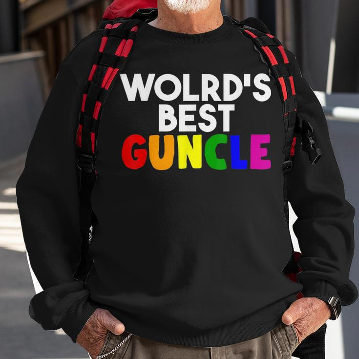 Worlds Best Guncle Gay Uncle Lovers Sweatshirt Gifts for Old Men