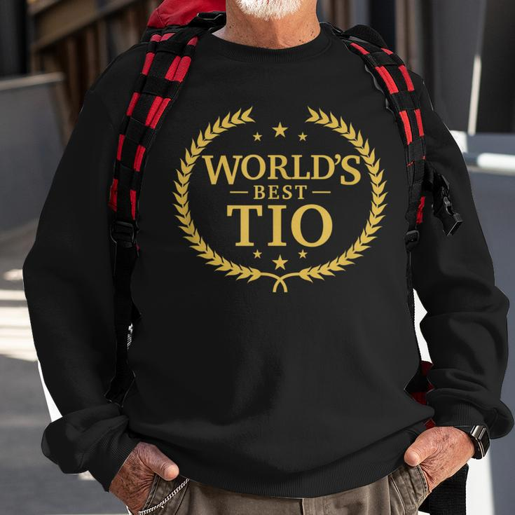 Worlds Best Tio - Greatest Ever Uncle Award Sweatshirt Gifts for Old Men