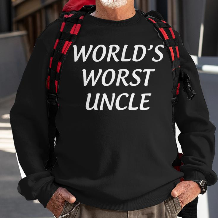 Worlds Worst Uncle - Sweatshirt Gifts for Old Men