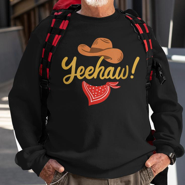 Yeehaw Cowboy Cowgirl Western Country Rodeo Gift For Womens Sweatshirt Gifts for Old Men