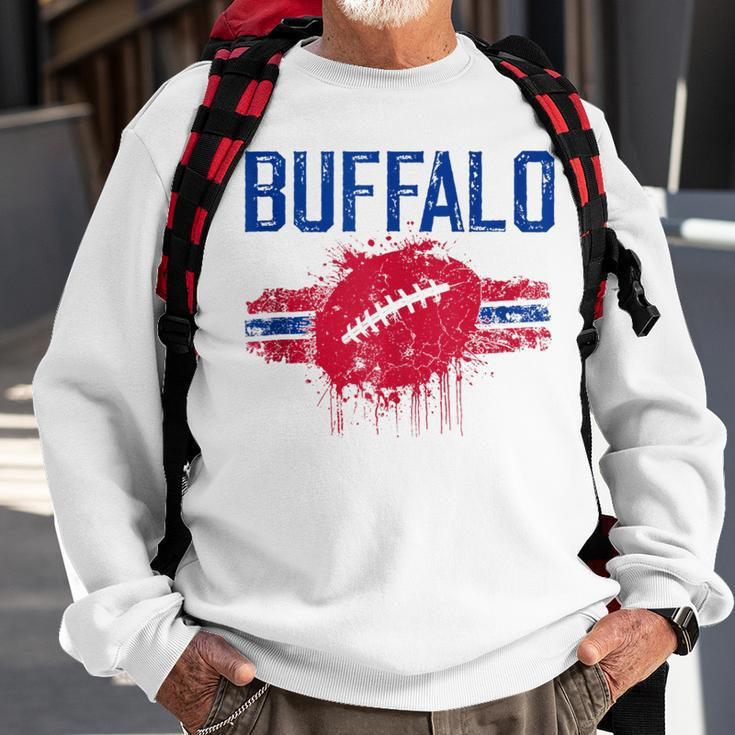 Buffalo Fan Retro Vintage Sweatshirt Gifts for Old Men