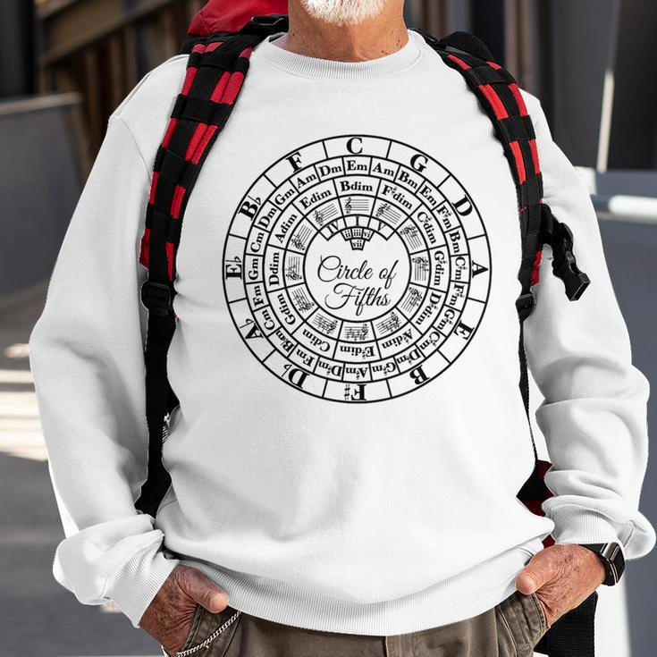 Circle Of Fifths Classical Harmony & Theory Chart Sweatshirt Gifts for Old Men
