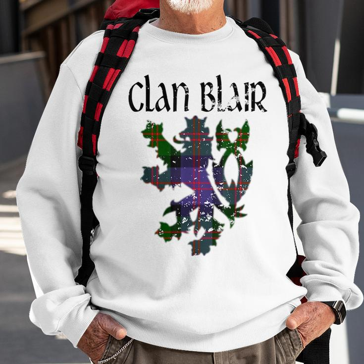 Clan Blair Tartan Scottish Family Name Scotland Pride Pride Month Funny Designs Funny Gifts Sweatshirt Gifts for Old Men