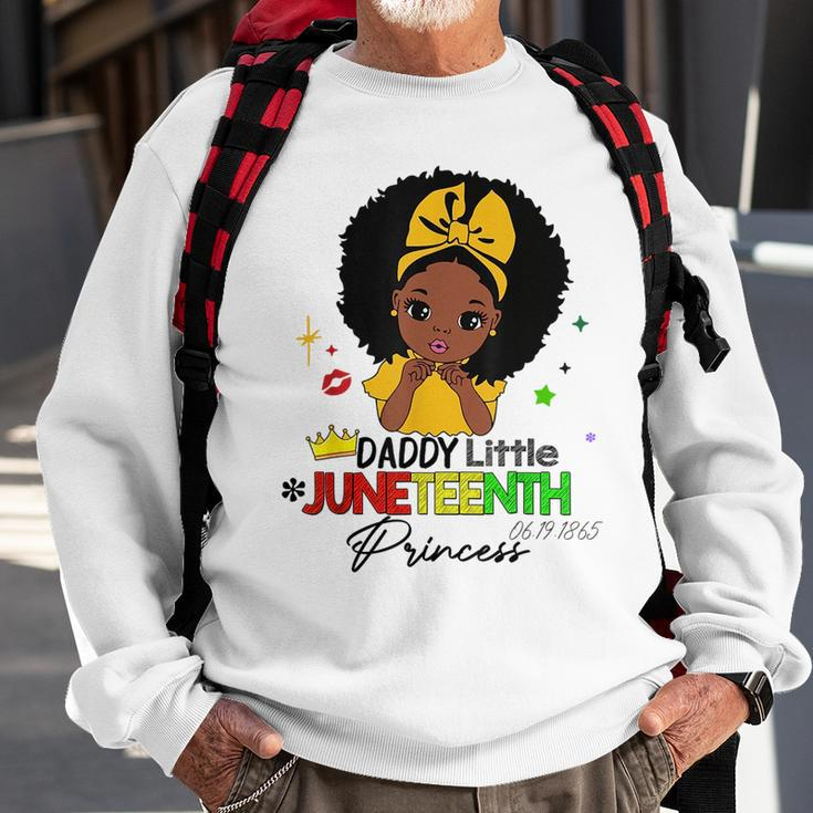 Daddy Little Junenth Princess - 1865 American Junenth Sweatshirt Gifts for Old Men