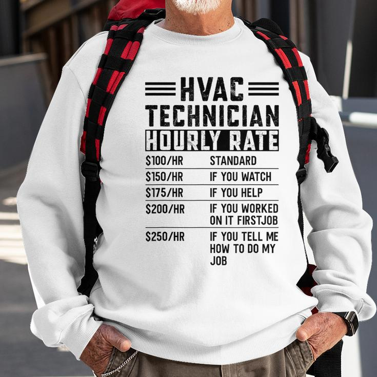 Hvac Technician Hourly Rate Hvac Mechanic Labor Rates Sweatshirt Gifts for Old Men