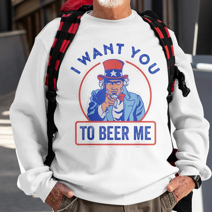 Funny Mens 4Th Of July American Patriotic Usa Patriotic Funny Gifts Sweatshirt Gifts for Old Men