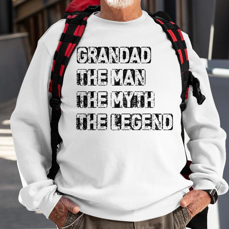 Grandad Man The Myth Legend Fathers Day Sweatshirt Gifts for Old Men