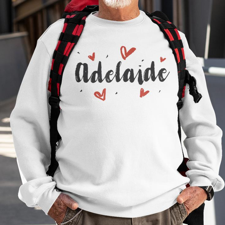 I Heart Adelaide Australia Cute Love Hearts Sweatshirt Gifts for Old Men