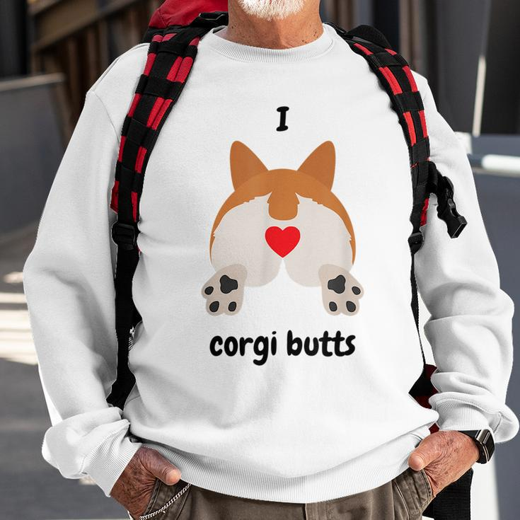 I Love Corgi Butts Sweatshirt Gifts for Old Men