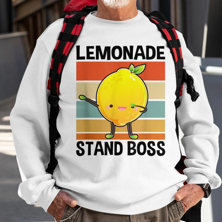 Lemonade Squad For Stand Boss Lemon Juice Summer Sweatshirt Gifts for Old Men