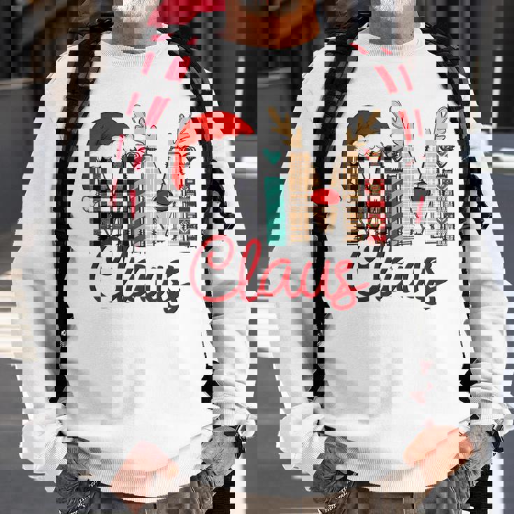 Mimi Claus Reindeer Christmas Sweatshirt Gifts for Old Men