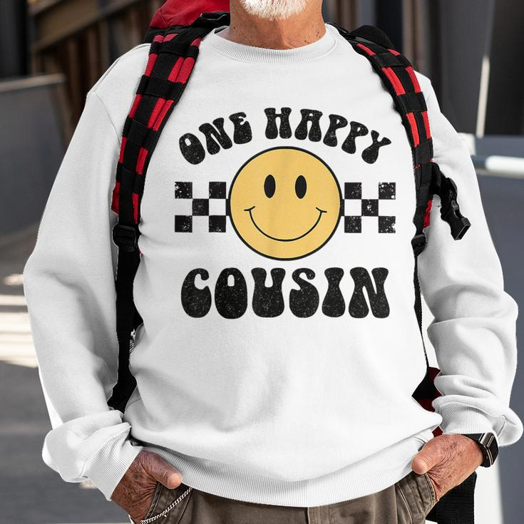 One Happy Dude 1St Birthday One Cool Cousin Family Matching Sweatshirt Gifts for Old Men