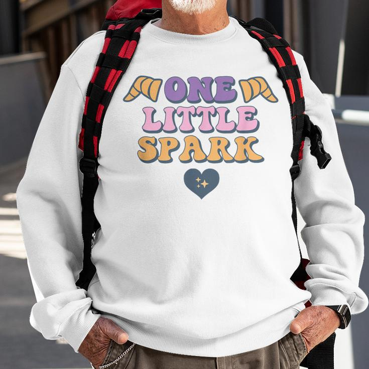 One Little Spark Retro Imagination Sweatshirt Gifts for Old Men