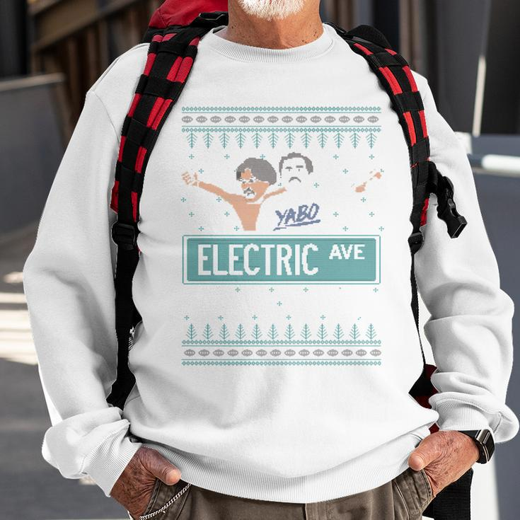 Pardon My Take Electric Avenue Ugly Christmas Sweater Sweatshirt Gifts for Old Men