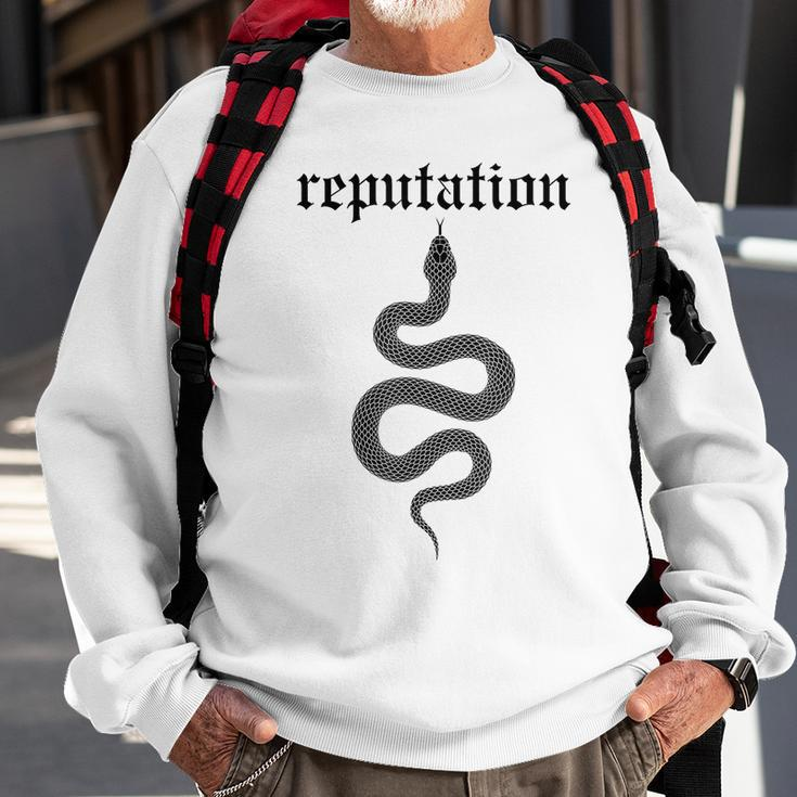Snake Reputation In The World Gifts For Snake Lovers Funny Gifts Sweatshirt Gifts for Old Men