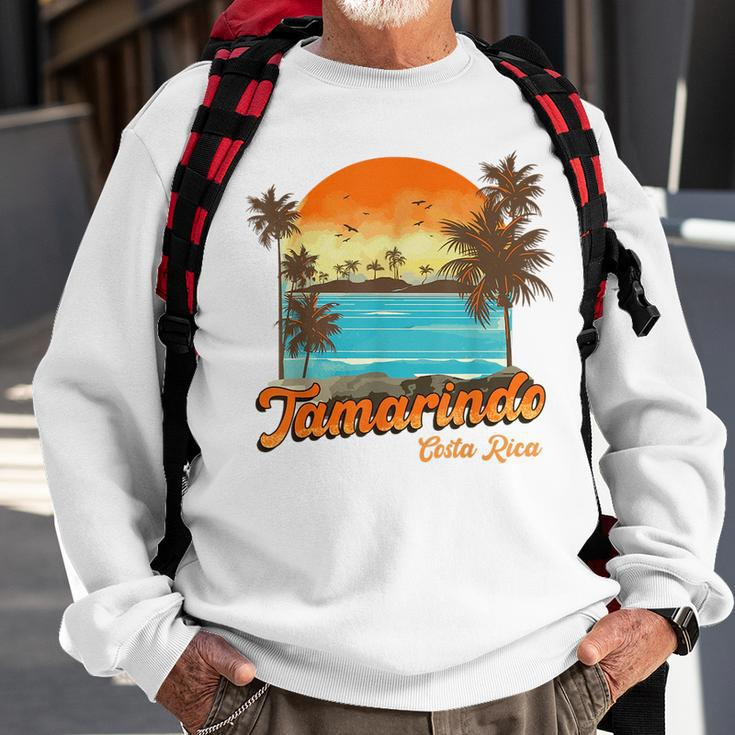 Tamarindo Costa Rica Beach Summer Vacation Sunset Palm Trees Costa Rica Funny Gifts Sweatshirt Gifts for Old Men
