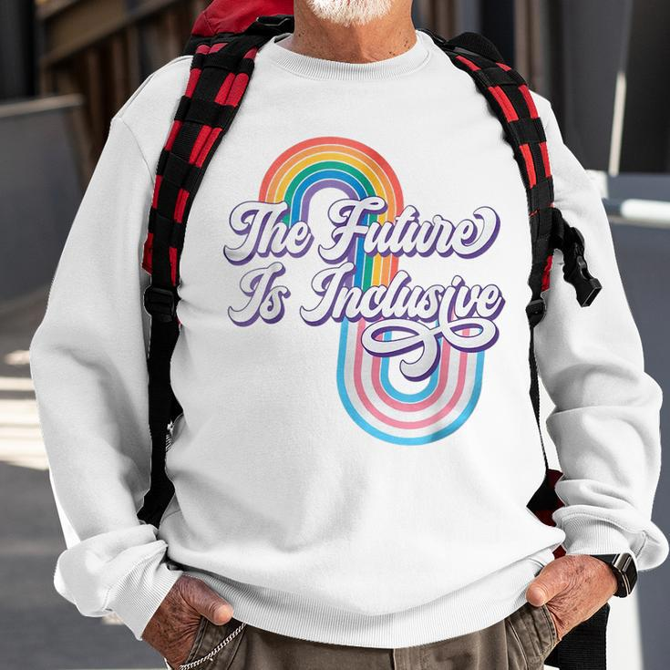 The Future Inclusive Lgbt Rights Transgender Trans Pride Sweatshirt Gifts for Old Men