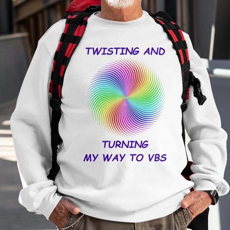 Twists And Turns Adventure At Vbs This Summer Sweatshirt Gifts for Old Men