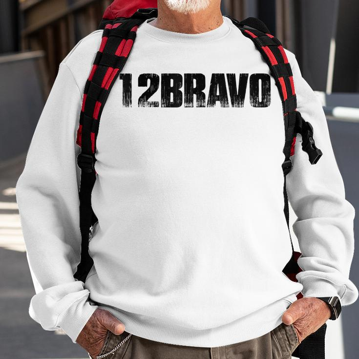 Us Army 12 Bravo Combat Engineer 12B Veteran Gift Sweatshirt Gifts for Old Men