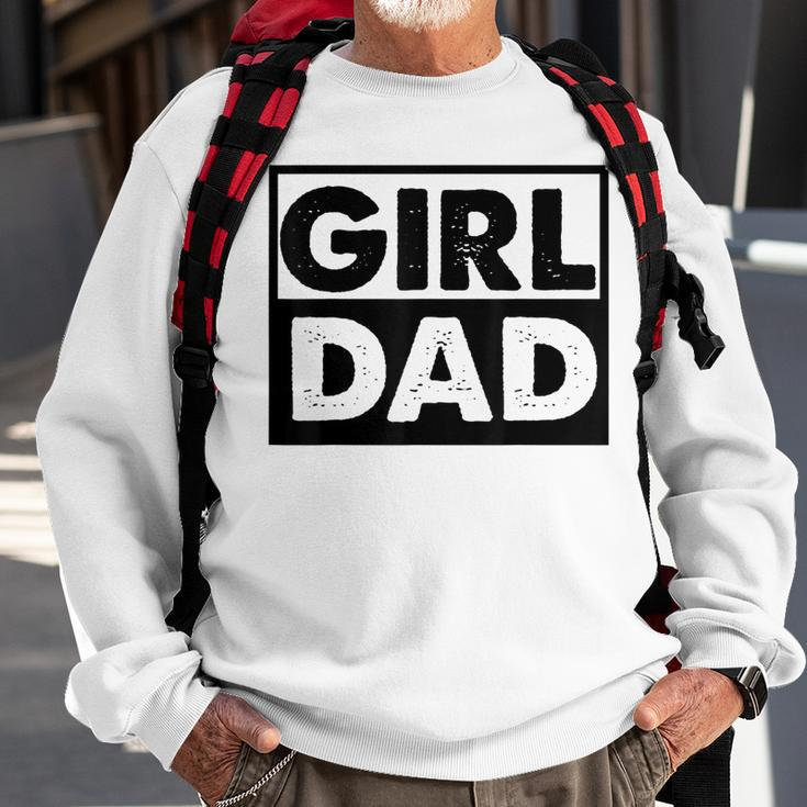 Vintage Girl Dad Proud Men Daddy Father Of Girl Dad Sweatshirt Gifts for Old Men