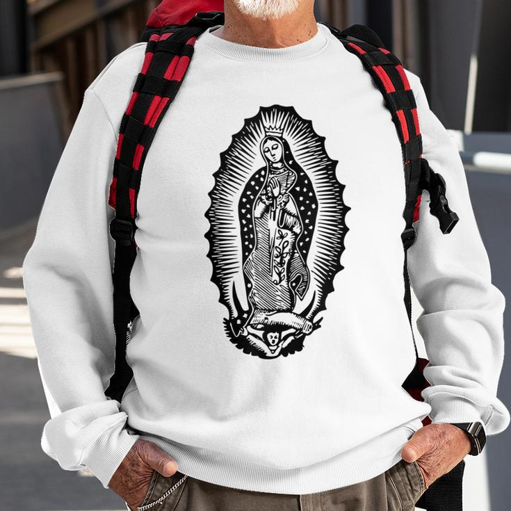 Virgin Mary Santa Maria Catholic Church Group Sweatshirt Gifts for Old Men