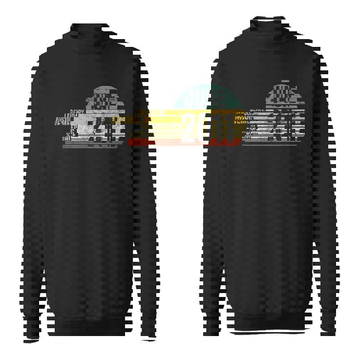 10 Year Old Legendary Retro Vintage Awesome Birthday 2011 Sweatshirt