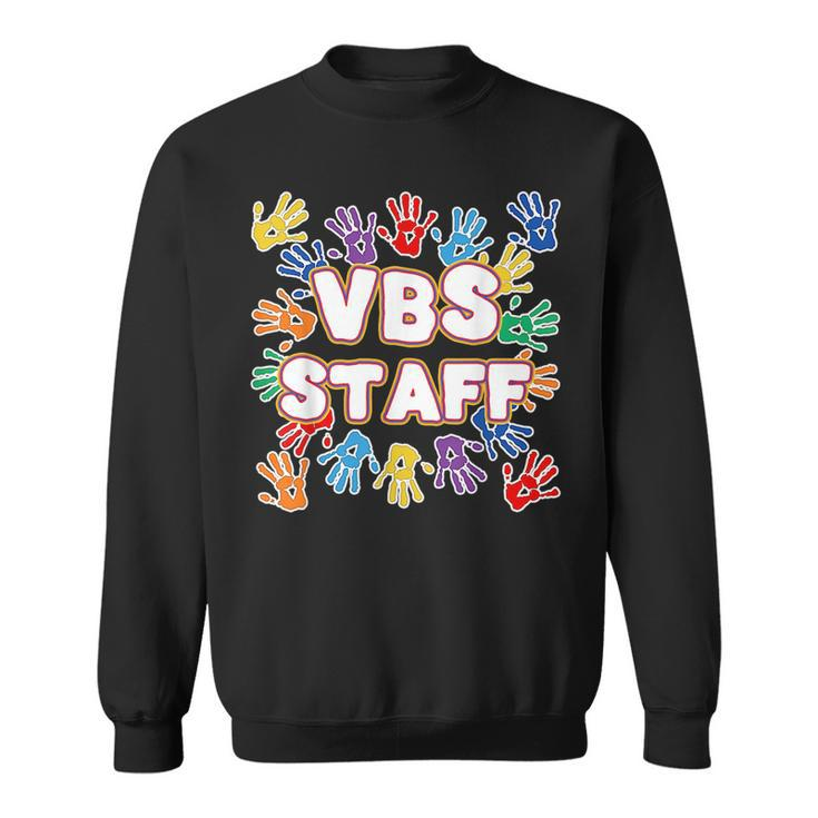 2022 Vacation Bible School  Colorful Vbs Staff  Sweatshirt