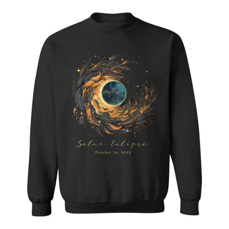2023 Annular Solar Eclipse Chaser Fan Watching Oct 14 Sweatshirt