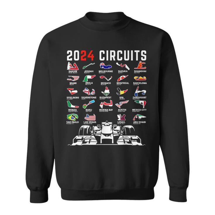 2024 Formula Racing Track Formula Car Formula Race Fan Sweatshirt