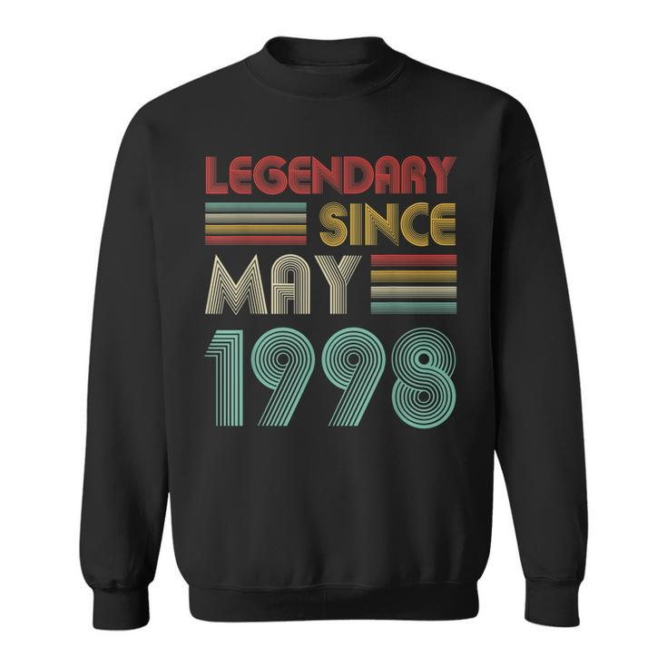 21St Birthday Gift Legendary Since May 1998 Sweatshirt